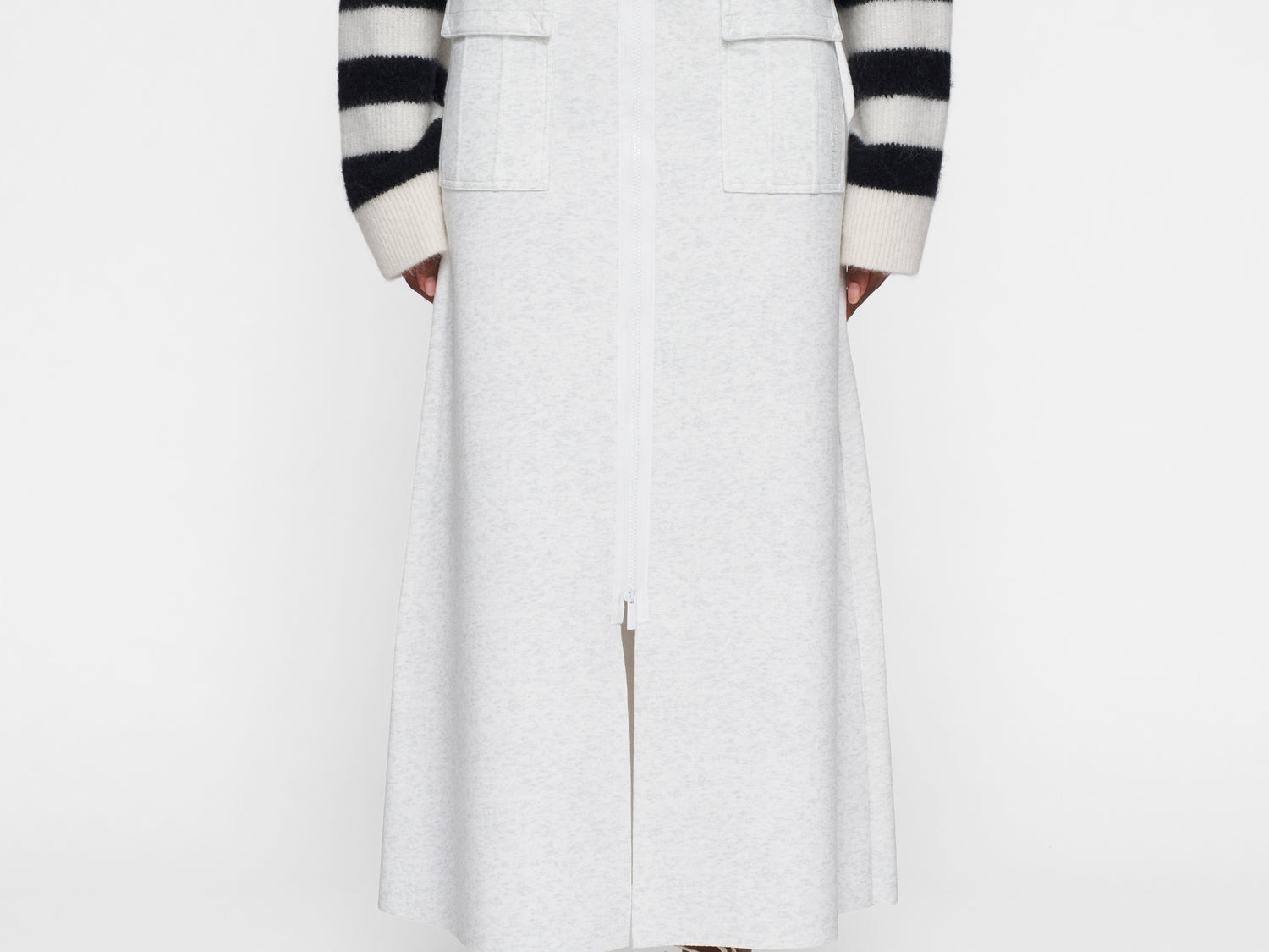skirt neoprene | white melee
