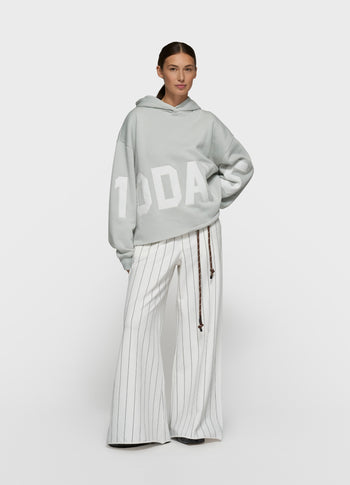 statement logo hoodie | clean blue