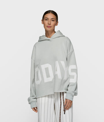 statement logo hoodie | clean blue