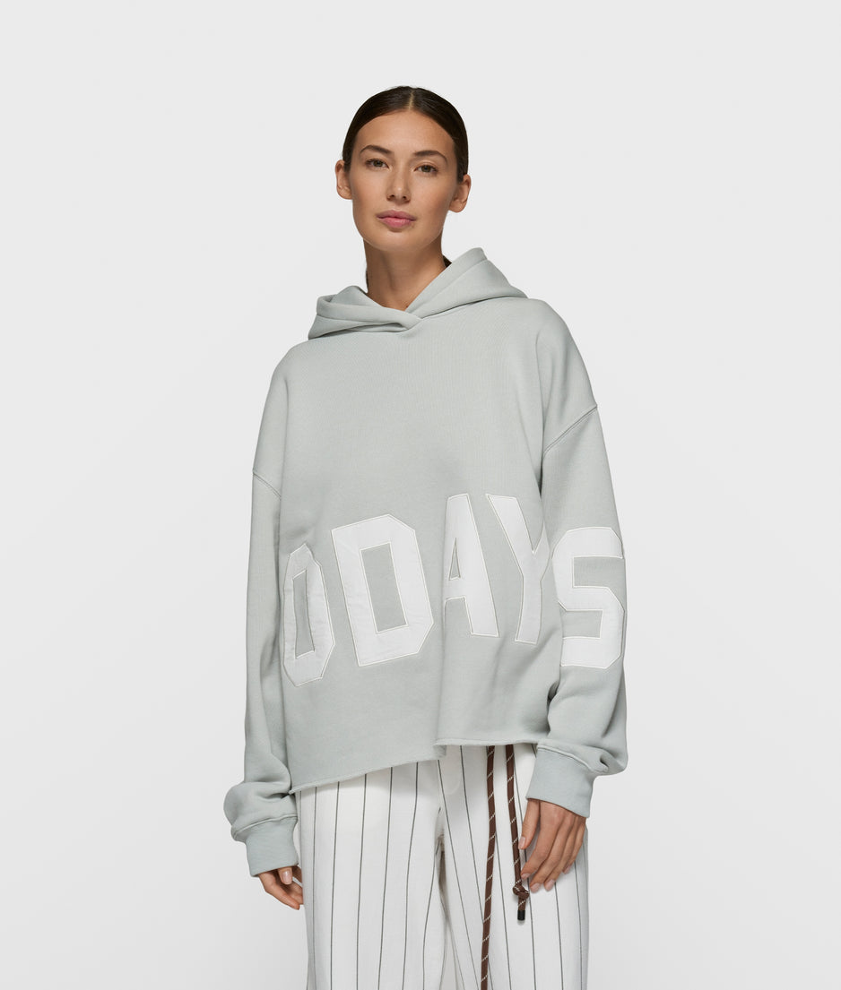 statement logo hoodie | clean blue