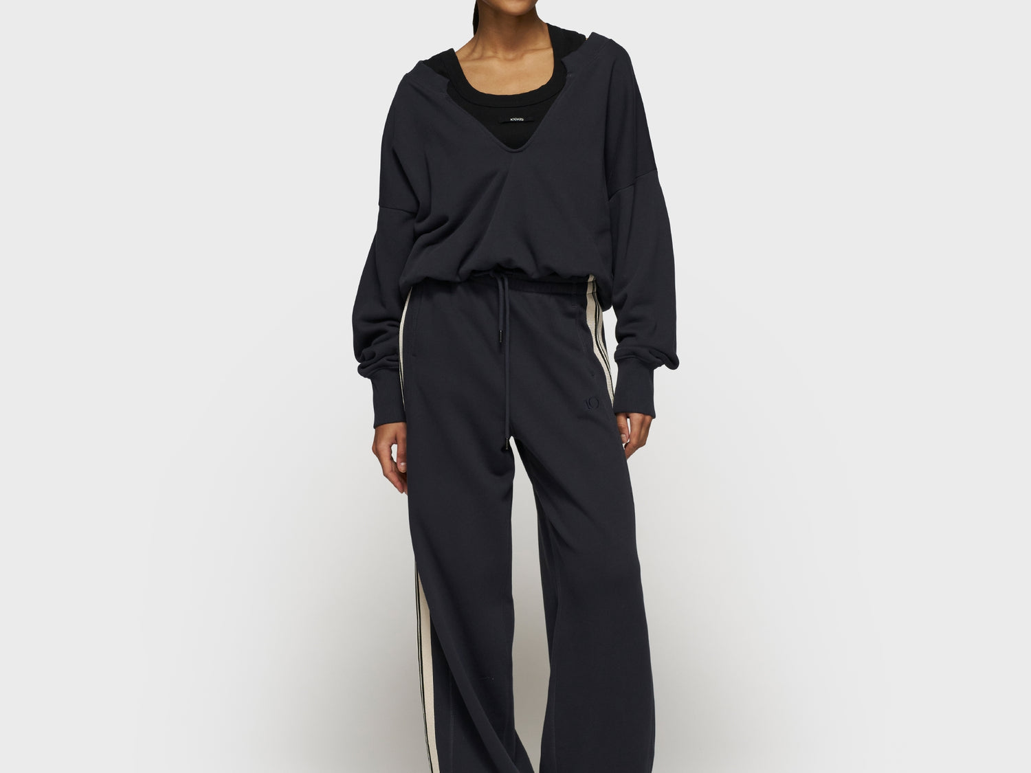 western jogger tape | dark navy