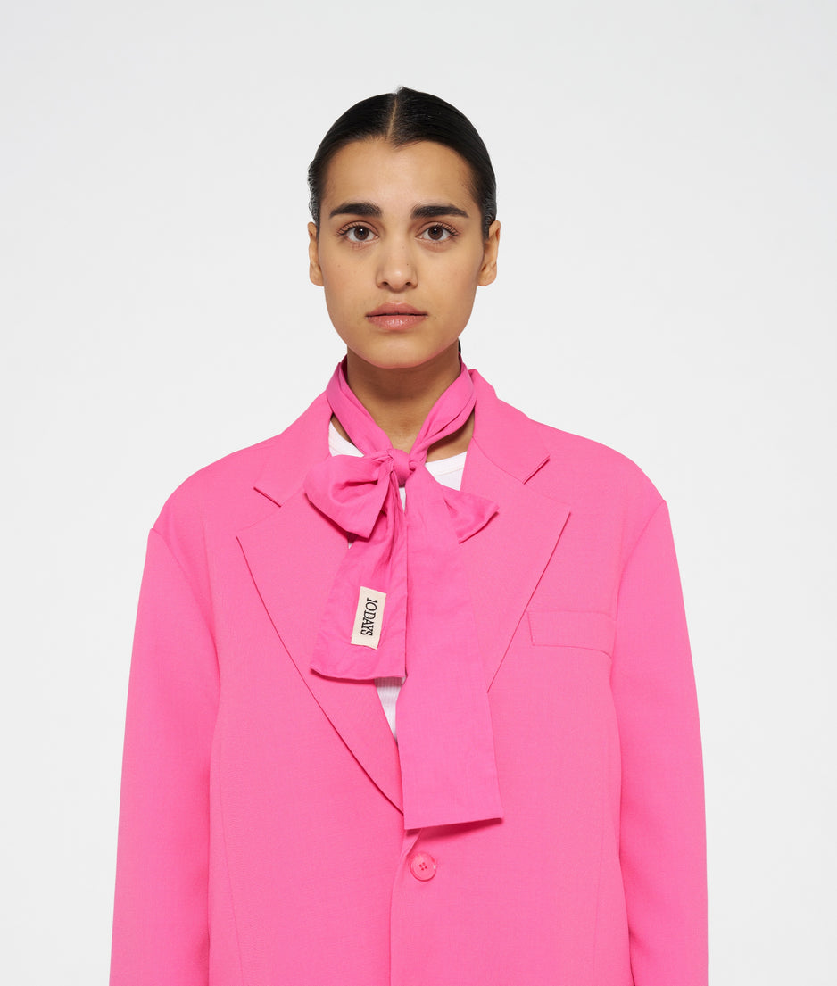 pussy bow | bright pink