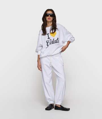 gelati bar jogger | white