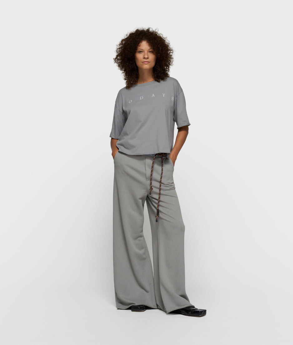 short sleeve tee logo | light graphite