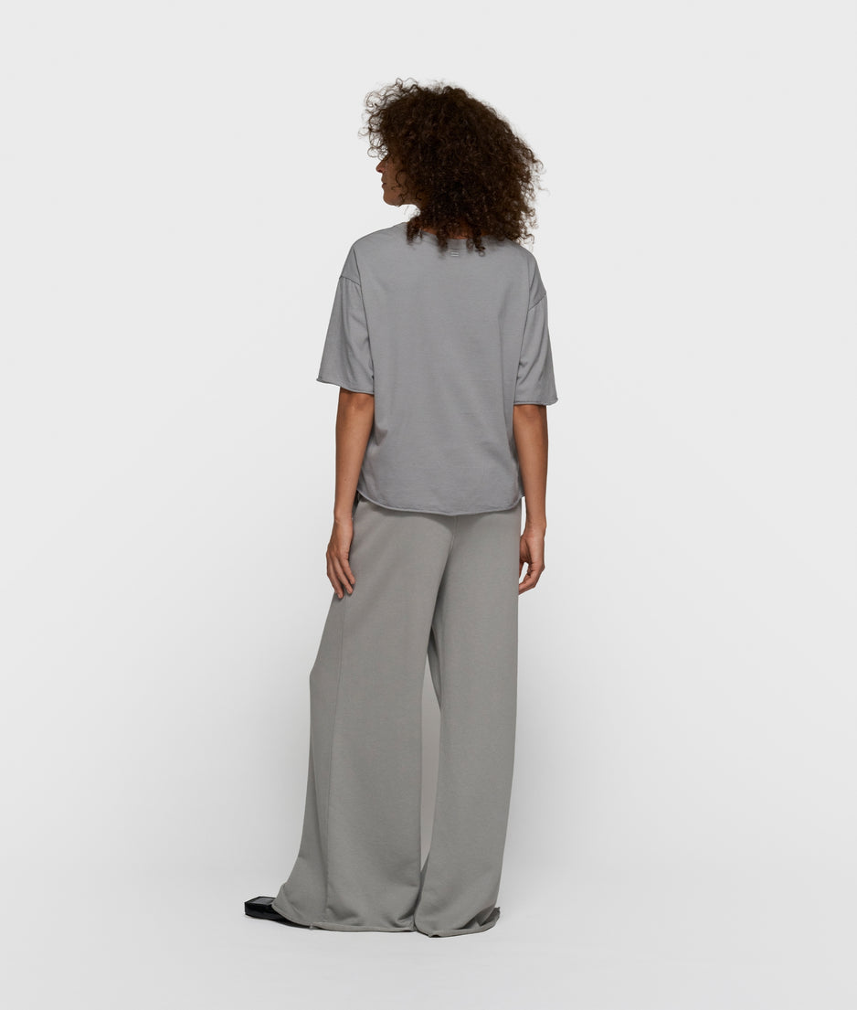 short sleeve tee logo | light graphite