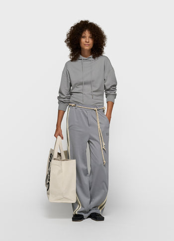 barrel track pants | light graphite
