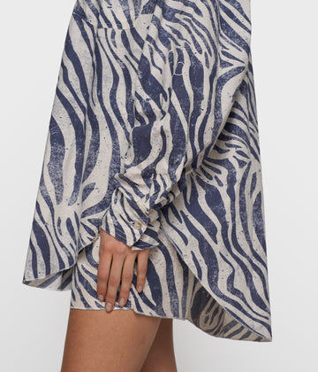 blouse zebra voile | light vanilla