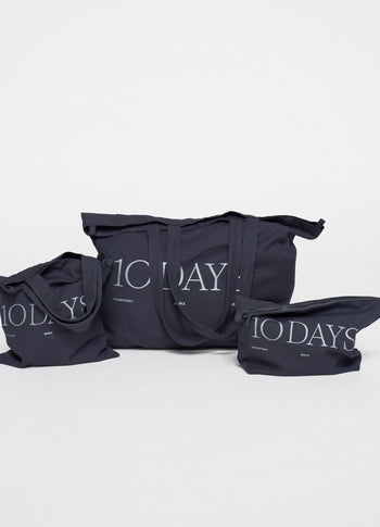 canvas 10DAYS shopper | yale blue