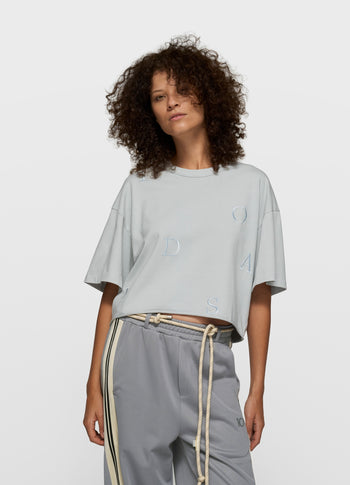 thick cotton tee 10DAYS | clean blue