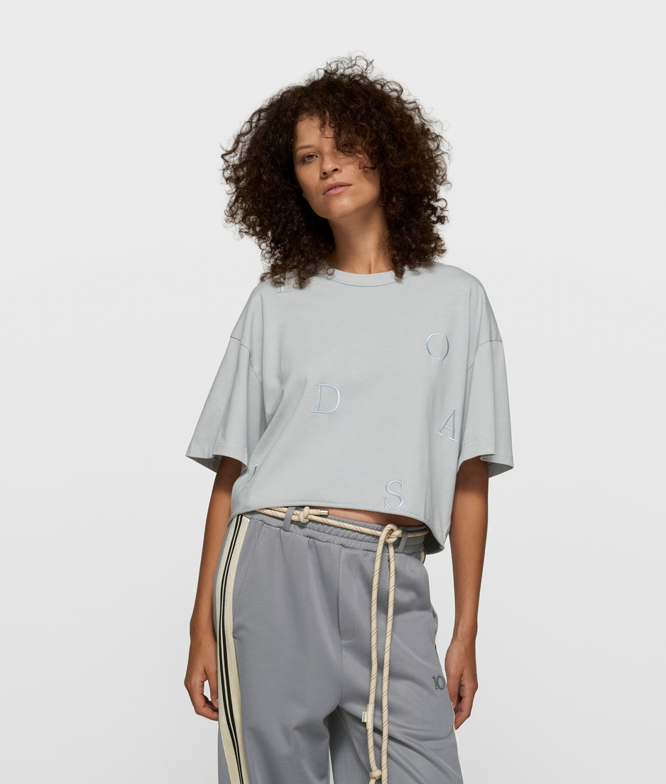 thick cotton tee 10DAYS | clean blue