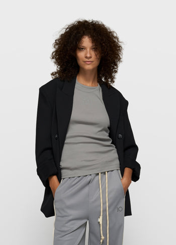 a-symmetric rib top | light graphite