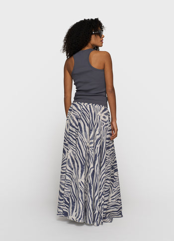 tank top rib | steel blue