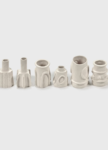 Vase set 6 Molly 11CM | soft beige