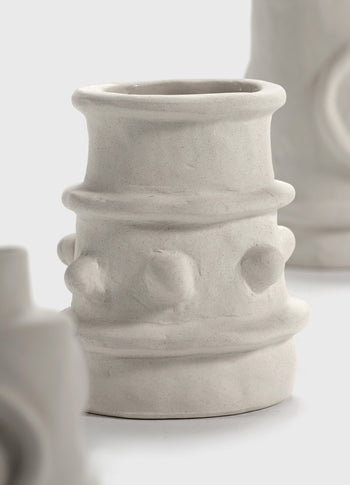 Vase set 6 Molly 11CM | soft beige