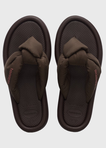 HAVAIANAS OVER PUFFED UP | dark truffle