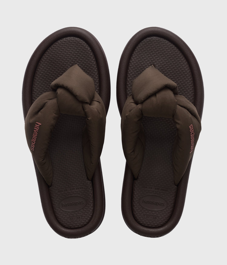 HAVAIANAS OVER PUFFED UP | dark truffle