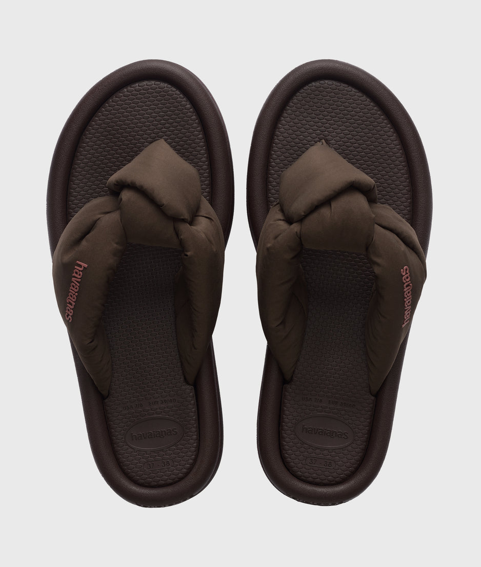 HAVAIANAS OVER PUFFED UP | dark truffle