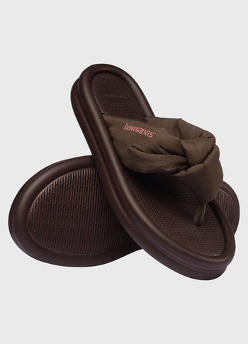 HAVAIANAS OVER PUFFED UP | dark truffle