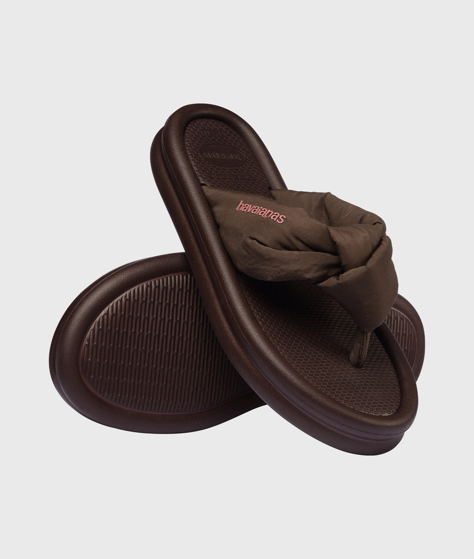 HAVAIANAS OVER PUFFED UP | dark truffle