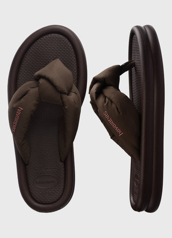 HAVAIANAS OVER PUFFED UP | dark truffle