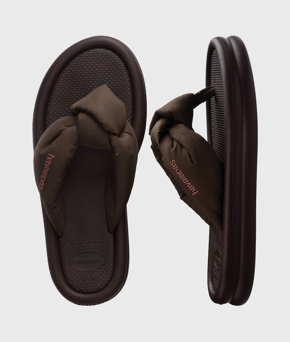 HAVAIANAS OVER PUFFED UP | dark truffle