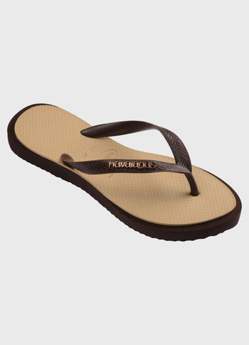 HAVAIANAS TOP POINT FUSION | brown