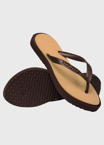 HAVAIANAS TOP POINT FUSION | brown