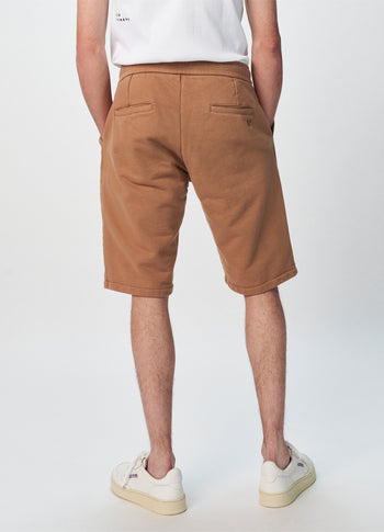 Robin fleece shorts | camel