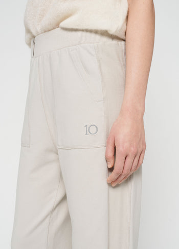 side panel jogger | grey sky