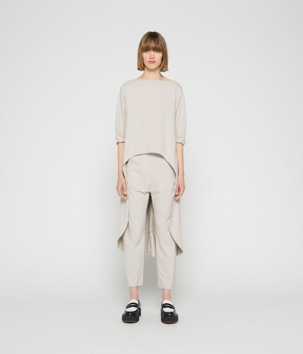 smoking sweater | grey sky