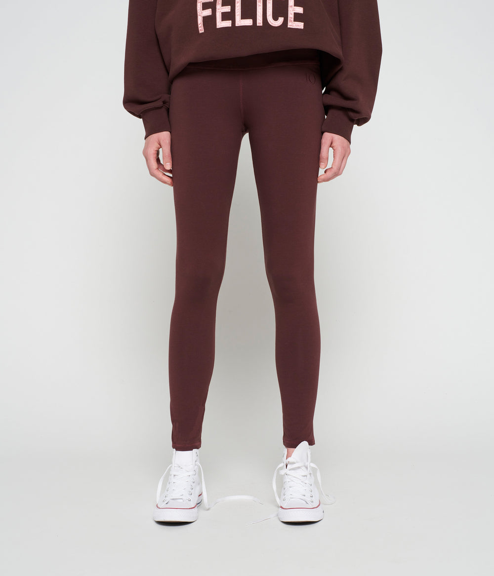 yoga leggings | aubergine