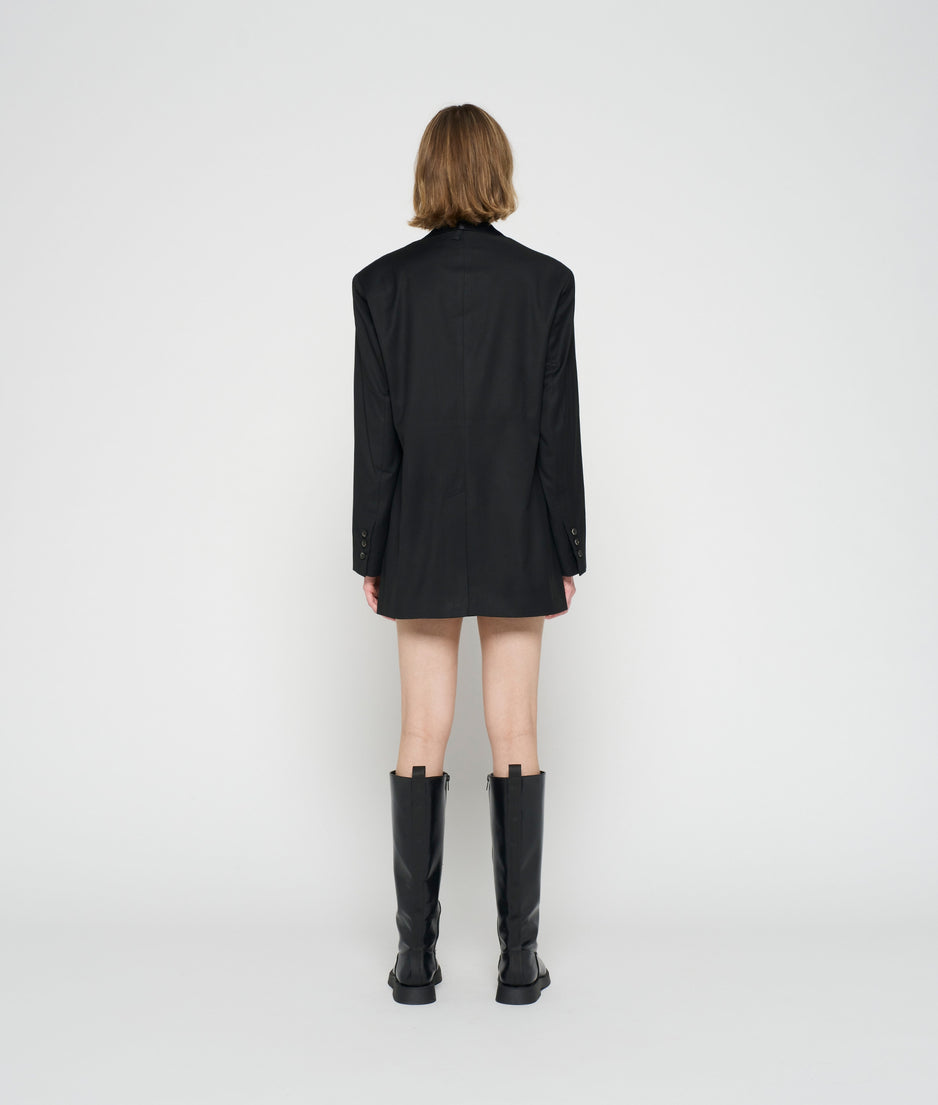 smoking blazer | black