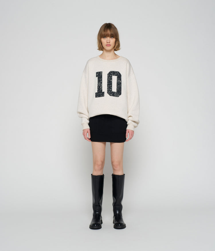 statement sweater 10 | soft white melee