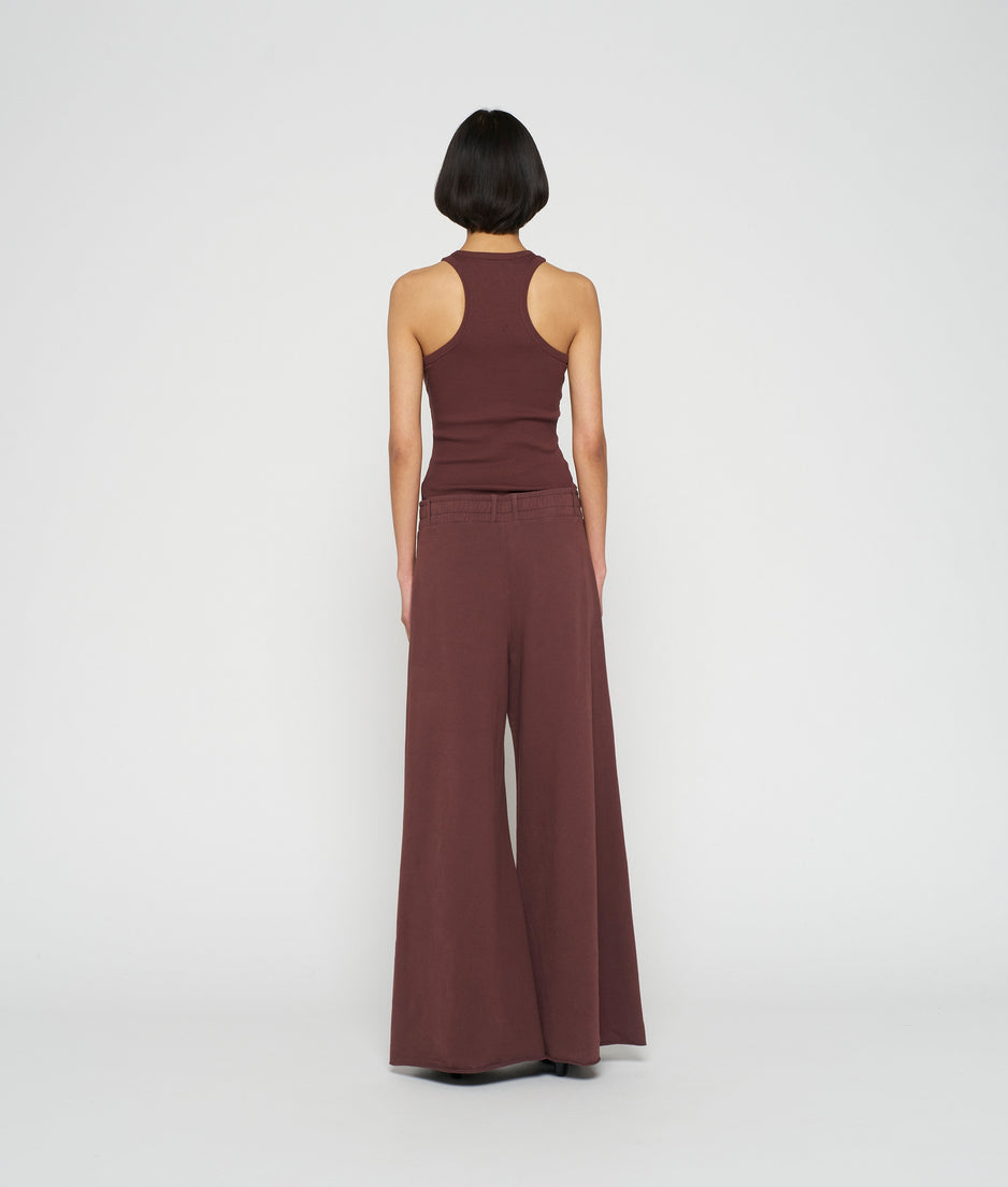 tank top rib | aubergine