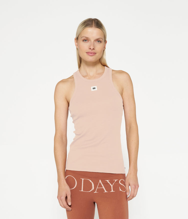 tank top rib | sepia sand